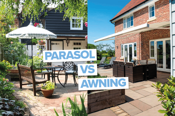 Parasol vs Awning | Caribbean Blinds