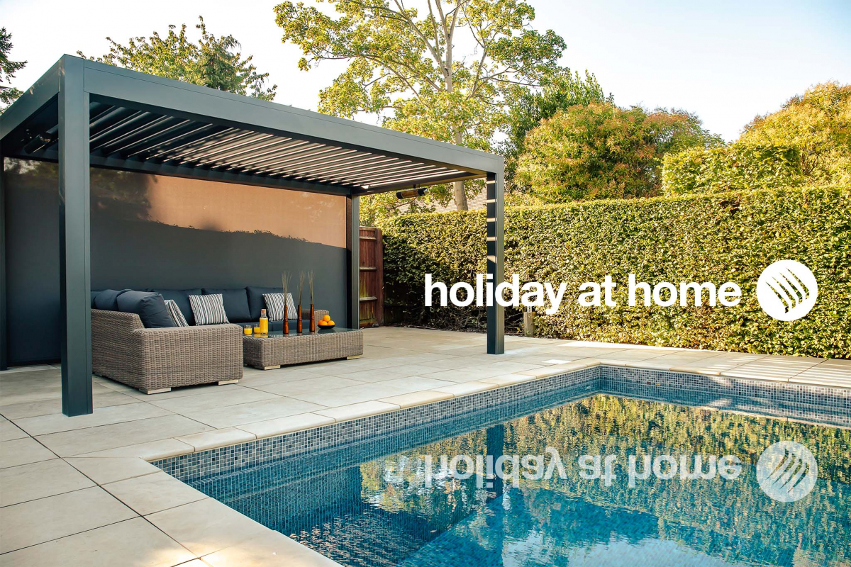 Holiday at Home made possible with an Outdoor Living Pod