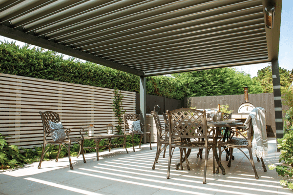 Louvered Roofs | Outdoor Living Pod | Caribbean Blinds | Alfresco | Outdoor Dining | Outdoor Furniture | Garden Furniture