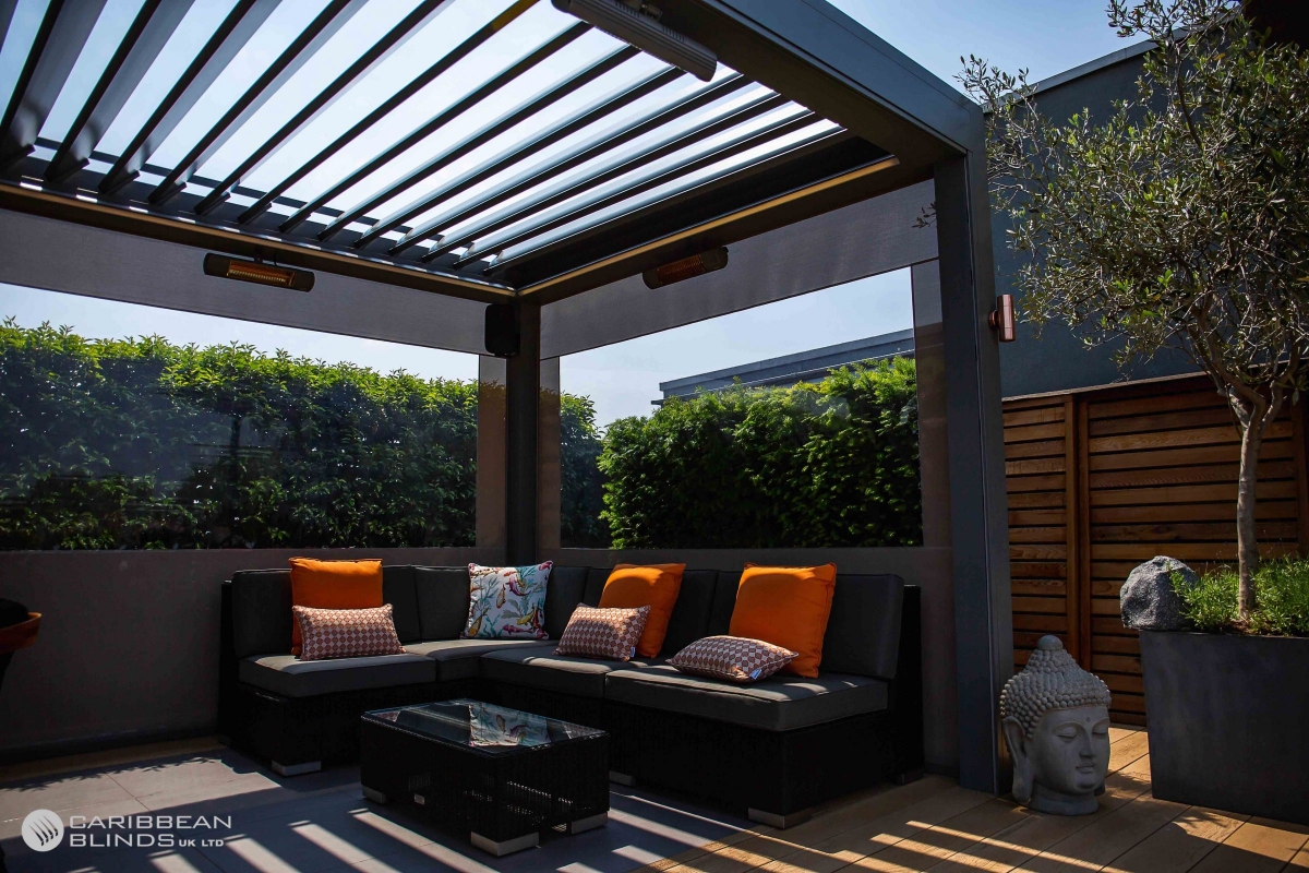 Louvered Roofs | Outdoor Living Pod | Caribbean Blinds 