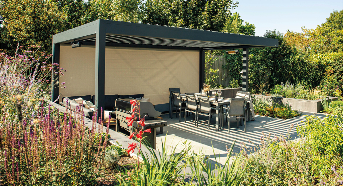 Outdoor Living Pod | Louvered Roof | Pergola | Canopy